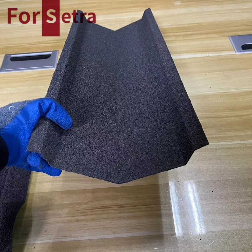 Stone Coated Metal Roof Tile in Nigeria Composite Slate Roof Tiles Popular Roofing Tiles Ghana for Building Construction