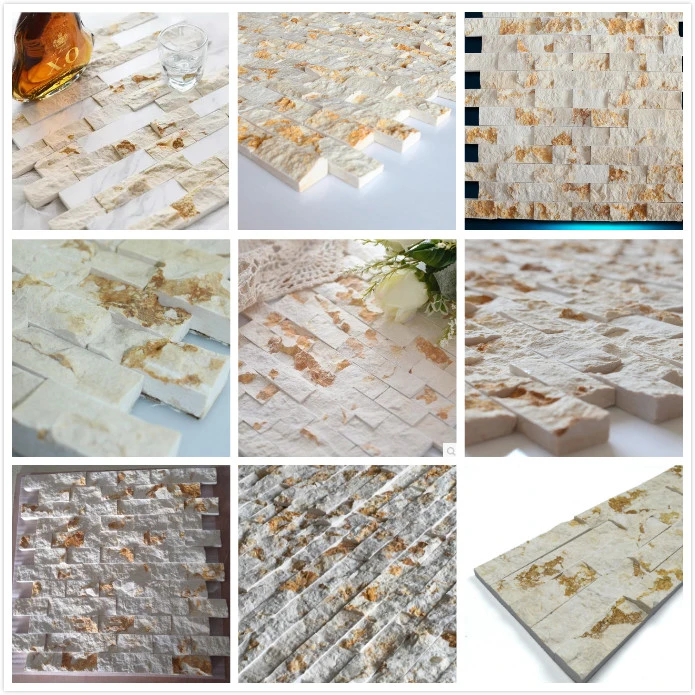 White Marble Ledge Stone, Marble Stacked Stone, Marble Culture Stone