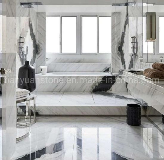 Building Material Panda White Marble for Kitchen/Countertop/Wall/Floor Tile