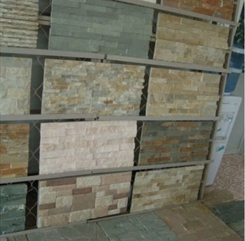 Slate Stacked Natural Stone Tiles Cheap Exterior Wall Stone
