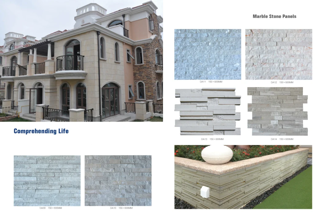 Lightweight PU Stone Panel Wall Faux Polyurethane Stone Panel 3D Wall Panel