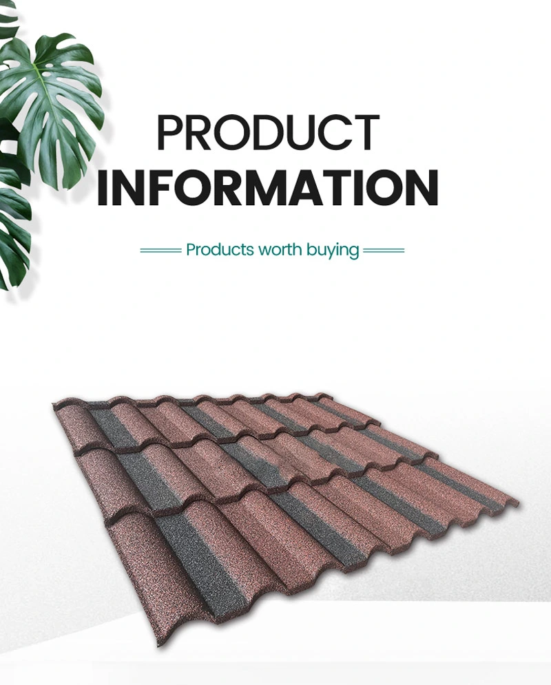 Factory Hot Sales Hot Style Slate Roof Tiles Color Coated Stone Roofing Tile Mazarron Roof Tile