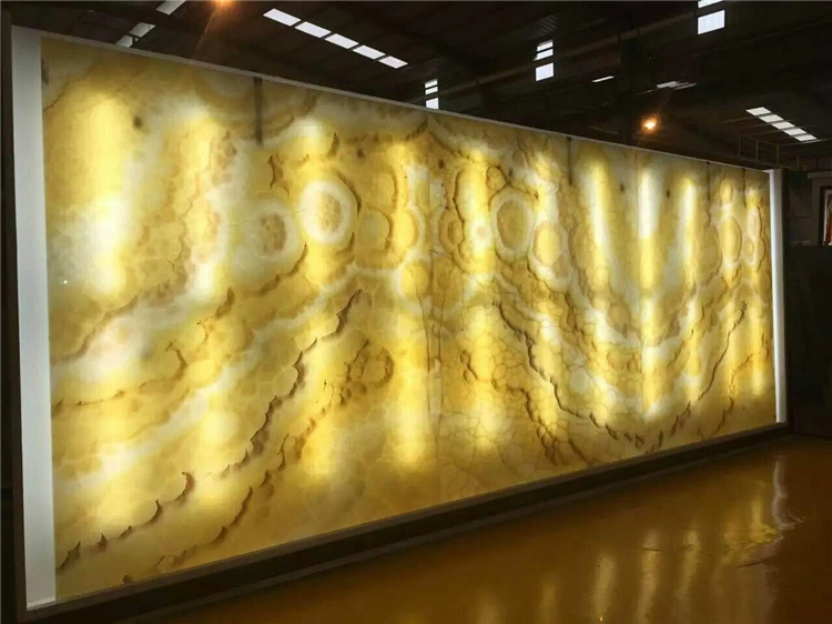 Golden/Yellow Slabs Marble Stone Tiles Bookmatch for Interior Wall Floor Decoration