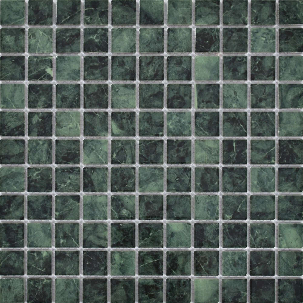 Green Color Mosaic Ceramic Swimming Pool Glass Mosaic Tile Ik25972/25973/25975/48972/48973