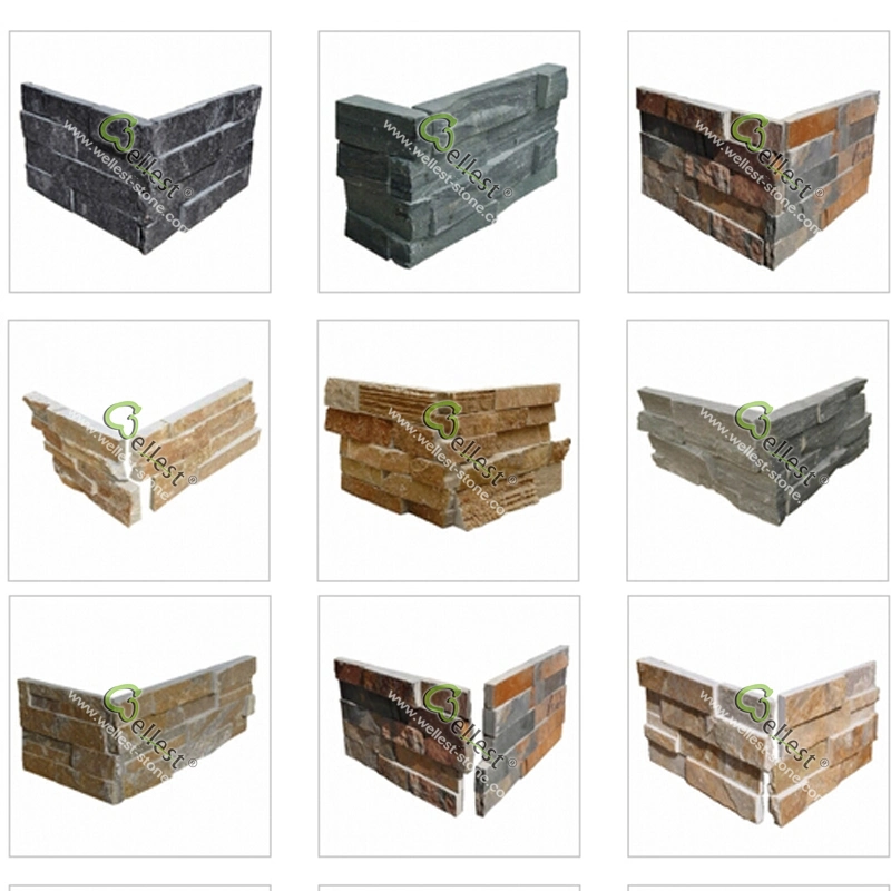White Quartzite Ledger Stone Wall Panel, Cultured Stone Wall Cladding, Ledger Stacked Stone Veneer, Thin Ledgestone Veneer