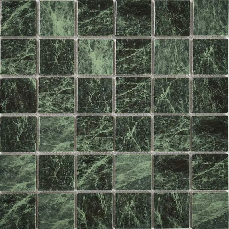 Green Color Mosaic Ceramic Swimming Pool Glass Mosaic Tile Ik25972/25973/25975/48972/48973