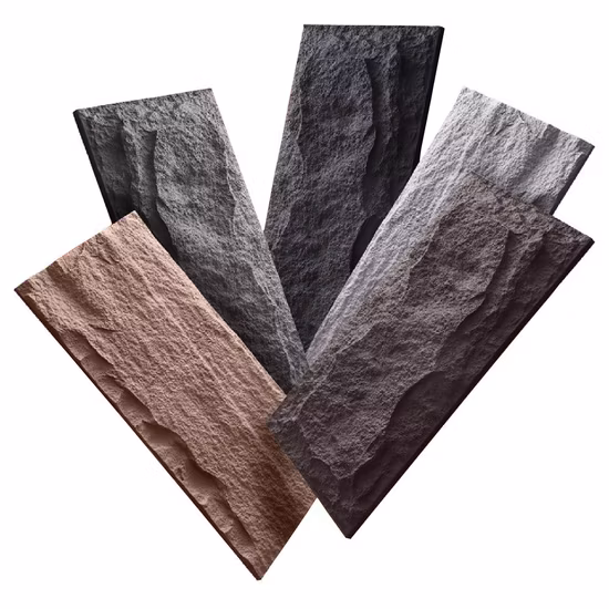 Indoor Waterproof Artificial Culture Veneer 3D PU Foam Stone for Wall Panel