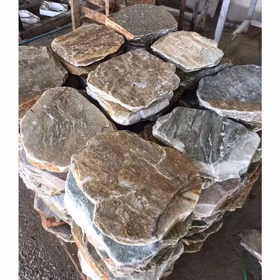 Rusty Quartz Nature Culture Stone for Home Decoration Stacked Slate Z Shape Wall Cladding for Wall Panel